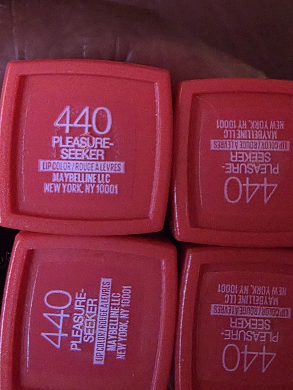 Maybelline 440 Pleasure-Seeker Lip Color - Vibrant Red